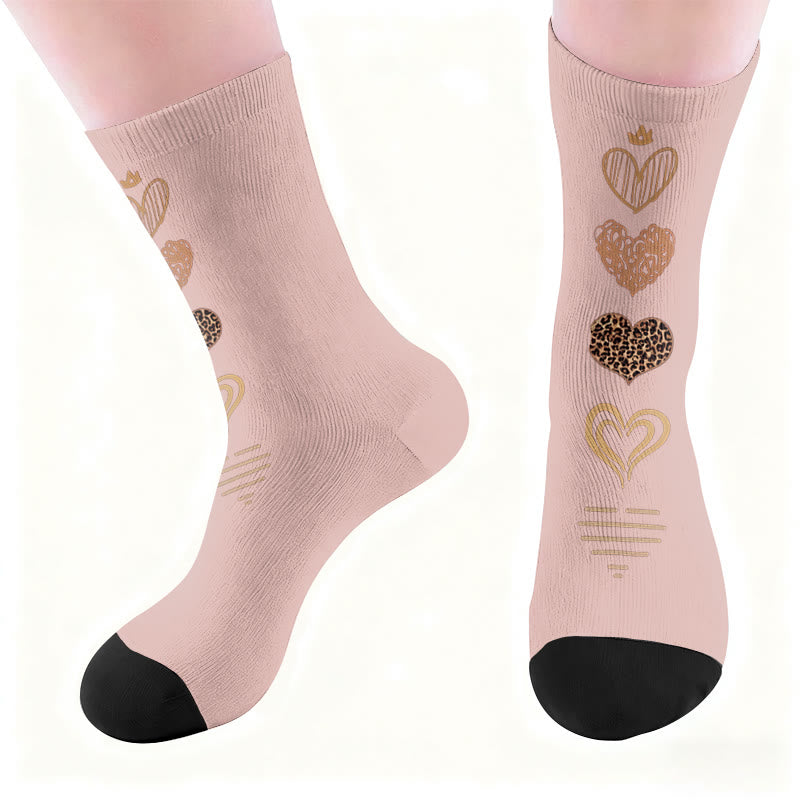 Plusock Butterfly Heart Coffee Socks - image 5