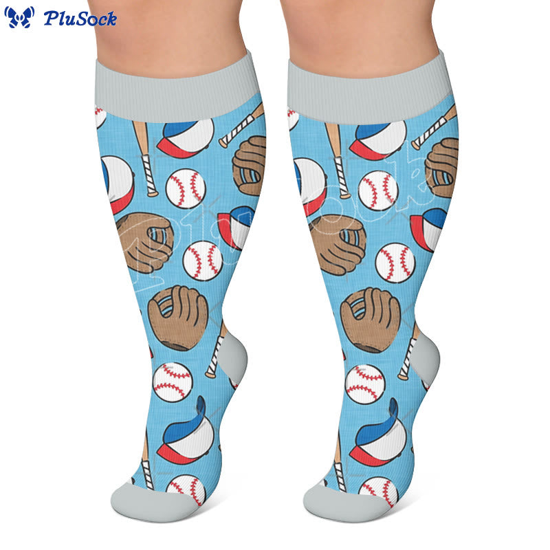 Plusock Plus Size Sports Compression Socks - image 2
