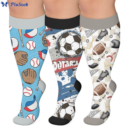 Plusock Plus Size Sports Compression Socks - image 0