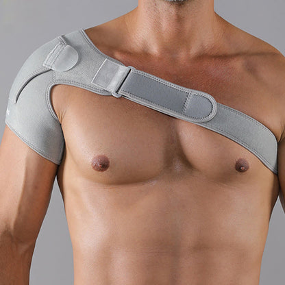 Plusock Buckle Durable Compression Shoulder Brace - Grey - One Size - image 0