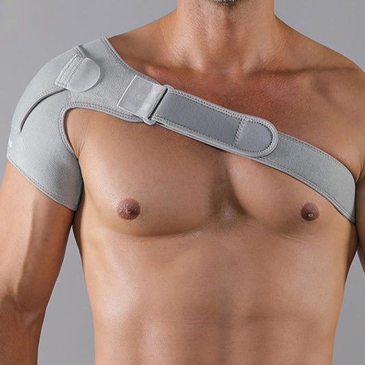 Plusock Buckle Durable Compression Shoulder Brace - Grey - One Size - image 0