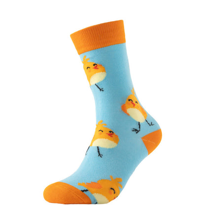 Plusock Easter Carrot Themed Quarter Socks(6 Pairs) - image 2