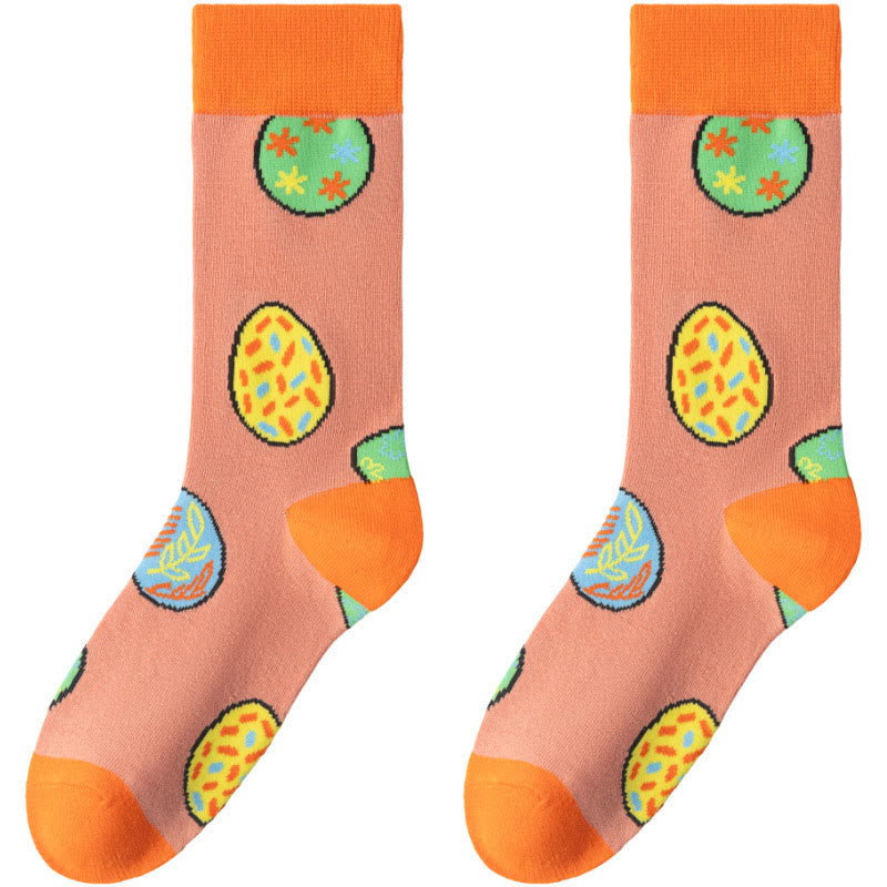 Plusock Easter Carrot Themed Quarter Socks(6 Pairs) - image 10