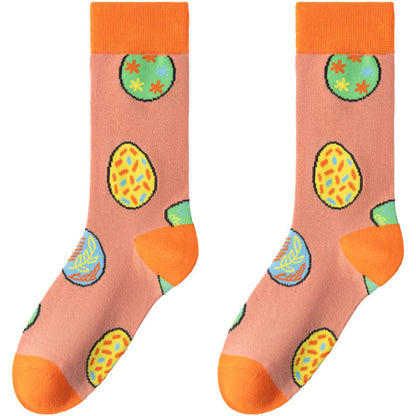 Plusock Easter Carrot Themed Quarter Socks(6 Pairs) - image 10