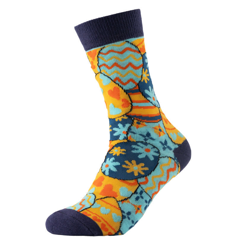 Plusock Easter Carrot Themed Quarter Socks(6 Pairs) - image 1