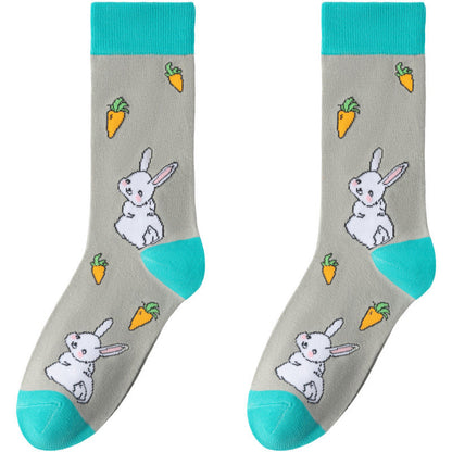 Plusock Easter Carrot Themed Quarter Socks(6 Pairs) - image 14