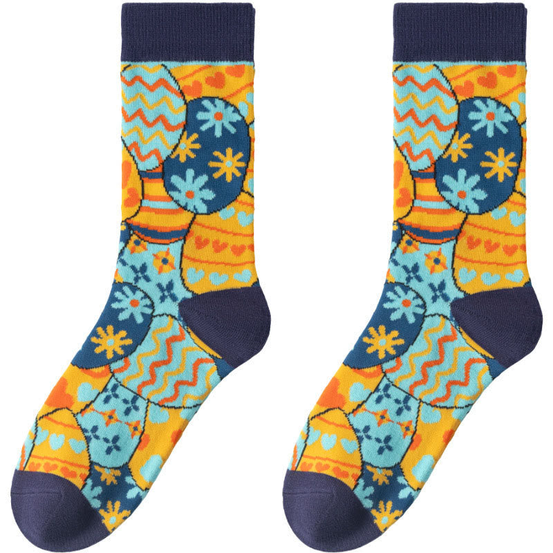 Plusock Easter Carrot Themed Quarter Socks(6 Pairs) - image 11