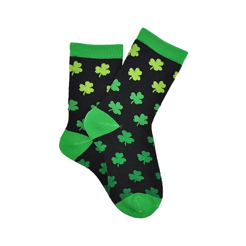 Plusock Striped Clover Quarter Socks(3 Pairs) - image 7