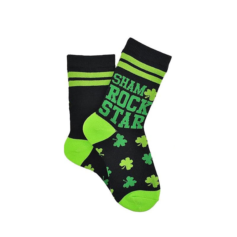 Plusock Striped Clover Quarter Socks(3 Pairs) - image 8