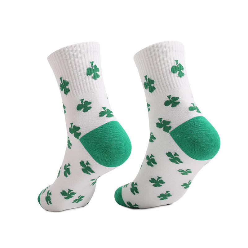 Plusock Four Leaf Clover Quarter Socks(4 Pairs) - image 10