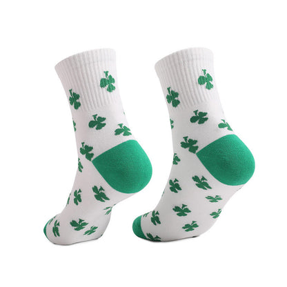 Plusock Four Leaf Clover Quarter Socks(4 Pairs) - image 10