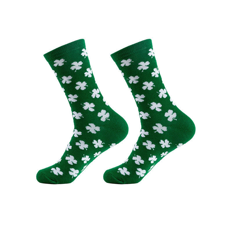 Plusock Lucky Clover Series Quarter Socks(5 Pairs) - image 1