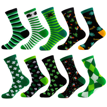 Plusock Lucky Clover Series Quarter Socks(5 Pairs) - image 0