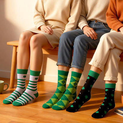 Plusock Wish Stripe Quarter Socks(3 Pairs) - image 0