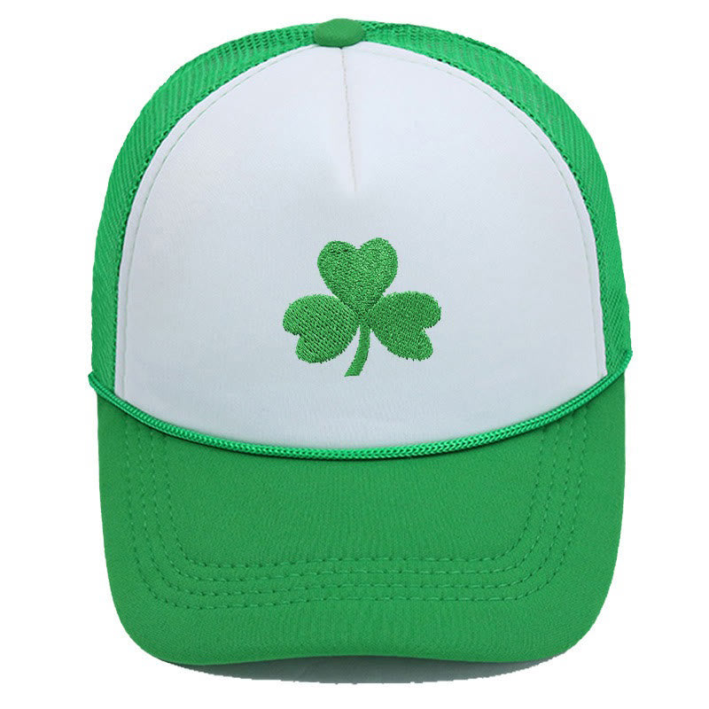 Plusock Plus Size Luck Festive Spirit Baseball Cap - Green - One Size - image 1