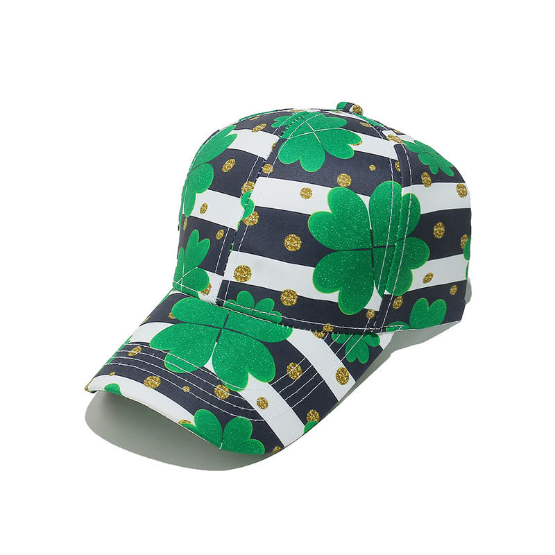 Plusock Plus Size Clover Print Baseball Cap - E - One Size - image 6