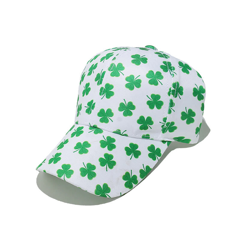 Plusock Plus Size Clover Print Baseball Cap - D - One Size - image 8