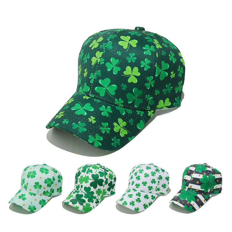 Plusock Plus Size Clover Print Baseball Cap - image 0