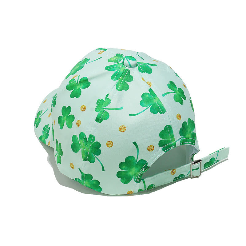 Plusock Plus Size Clover Print Baseball Cap - image 2