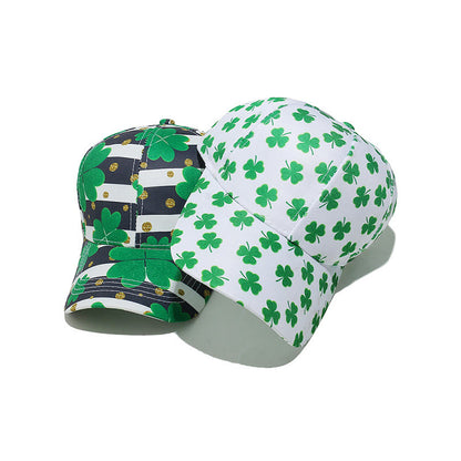 Plusock Plus Size Clover Print Baseball Cap - image 3