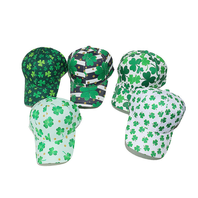 Plusock Plus Size Clover Print Baseball Cap - image 5