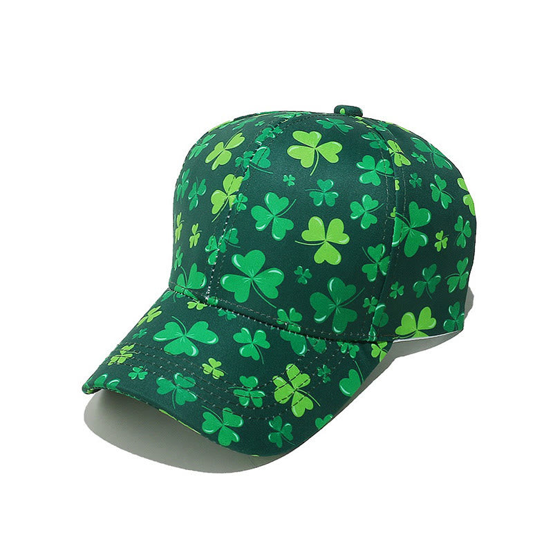 Plusock Plus Size Clover Print Baseball Cap - A - One Size - image 10