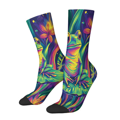 Plusock 3D Horse Frog Quarter Socks(3 Pairs) - image 3