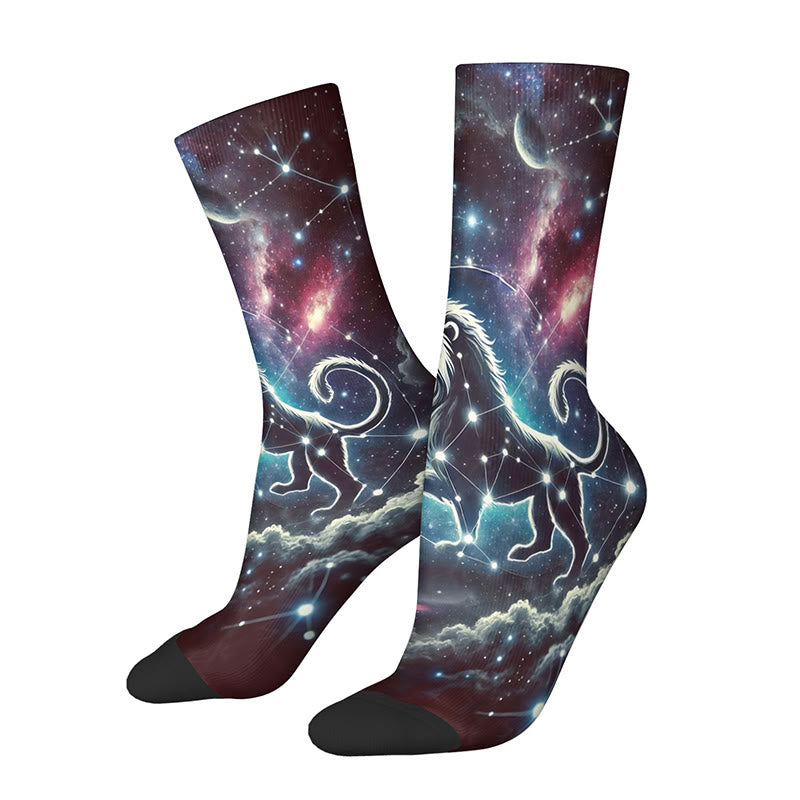 Plusock 3D Universe Quarter Socks(4 Pairs) - image 4
