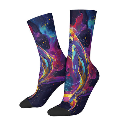 Plusock 3D Universe Quarter Socks(4 Pairs) - image 6