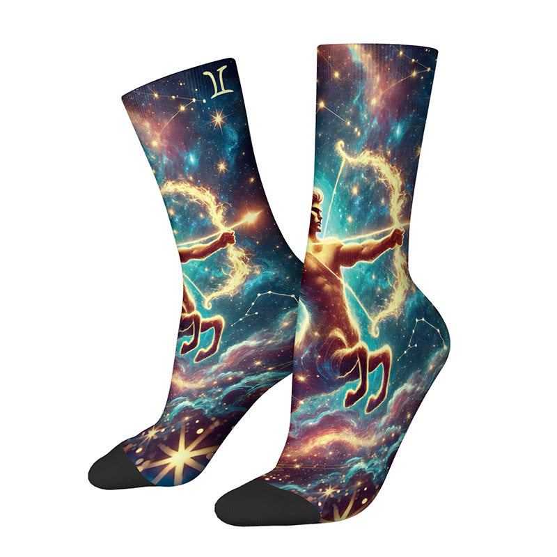 Plusock 3D Universe Quarter Socks(4 Pairs) - image 7
