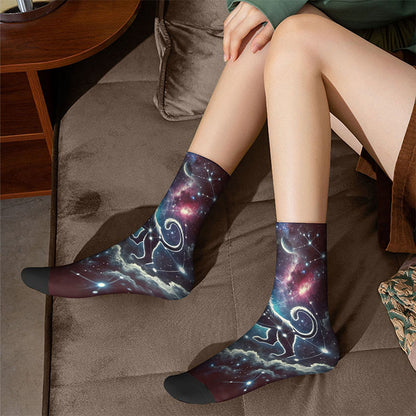 Plusock 3D Universe Quarter Socks(4 Pairs) - image 2