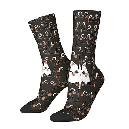 Plusock 3D Cats Quarter Socks(3 Pairs) - B - EU36-42(US3-8.5) - image 4