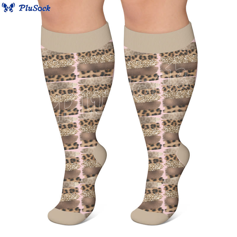 Plusock Plus Size Textured Compression Socks - image 4
