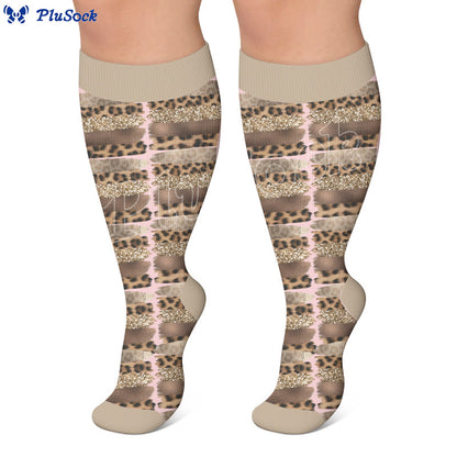 Plusock Plus Size Textured Compression Socks - image 4