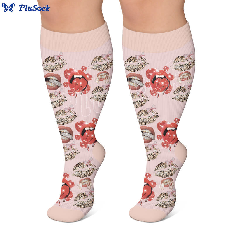 Plusock Plus Size Lip Compression Stockings - image 3