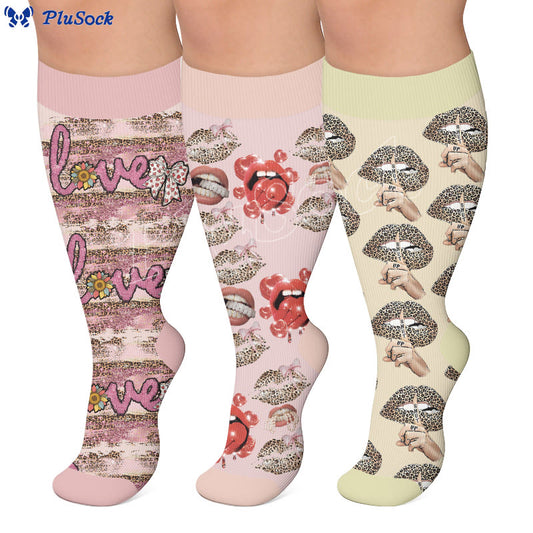 Plusock Plus Size Lip Compression Stockings - image 0
