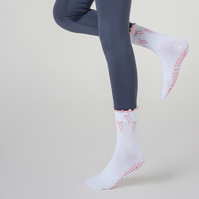 Plusock Cherry Lemon Yoga Socks(3 Pairs) - image 6