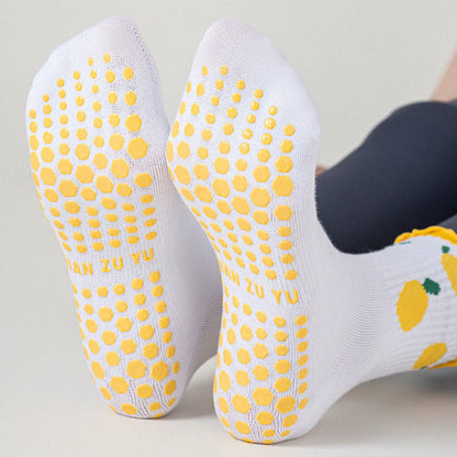 Plusock Cherry Lemon Yoga Socks(3 Pairs) - image 11