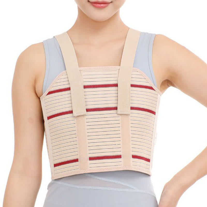 Plusock Post Surgery Skin Friendly Chest Compression Bandage - Nude - XL - image 3