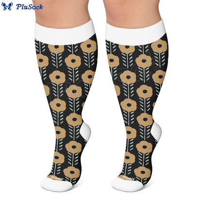 Plusock Plus Size Vintage Inspired Compression Socks - image 4