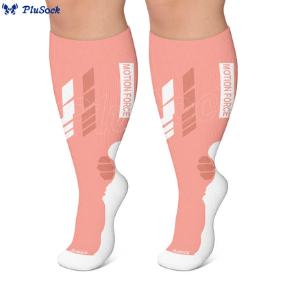 Plusock Plus Size Geometric Sport Compression Socks - image 4