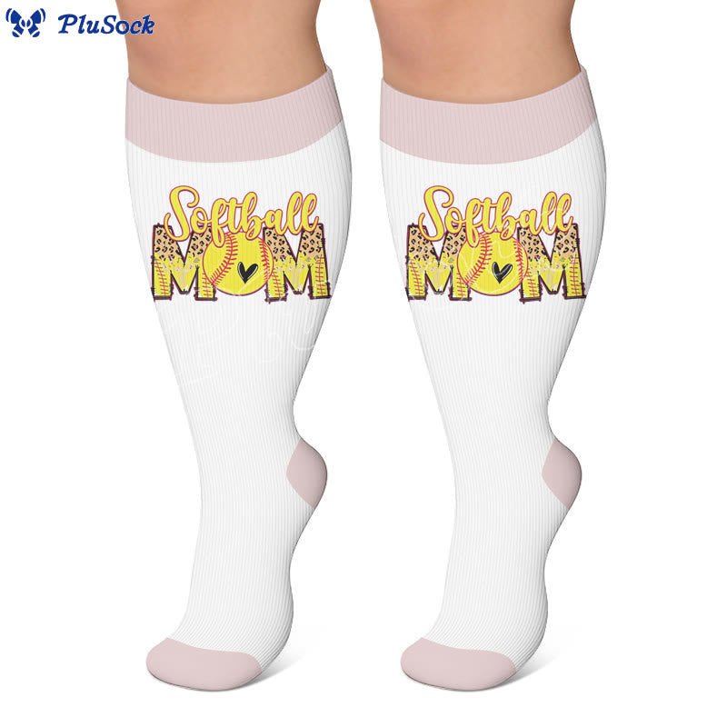 Plusock Plus Size Holiday Print Compression Socks - image 2