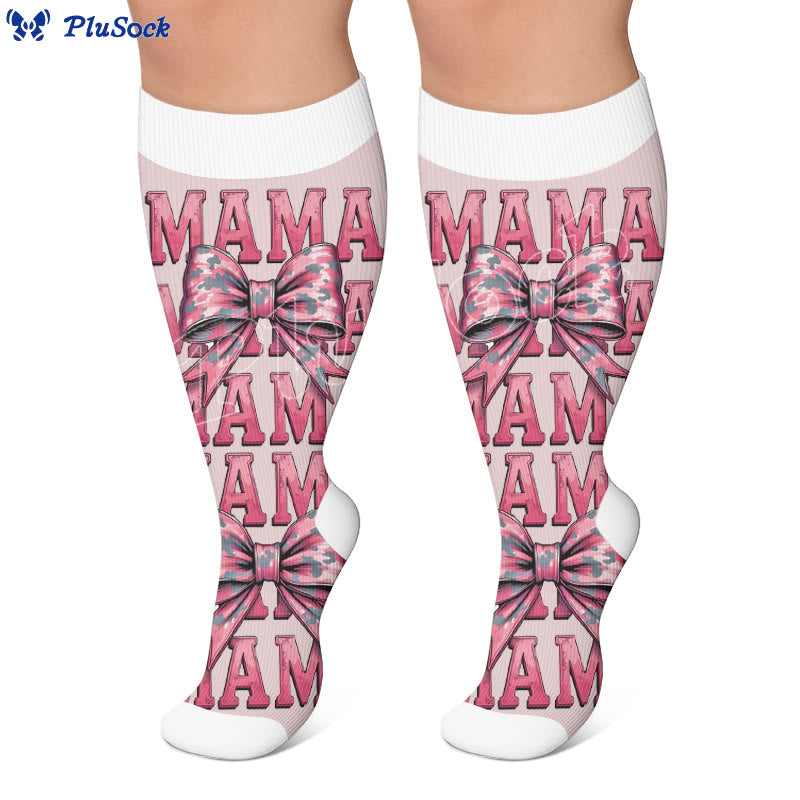 Plusock Plus Size Holiday Print Compression Socks - image 3