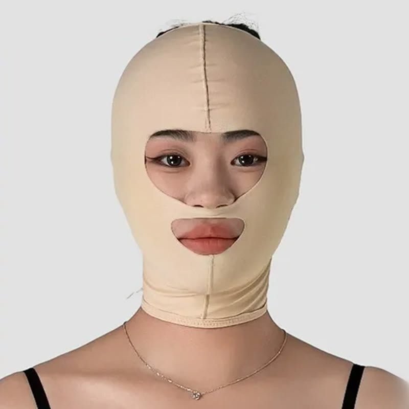 Plusock Post Surgery Facelift Velcro Face Mask - image 0