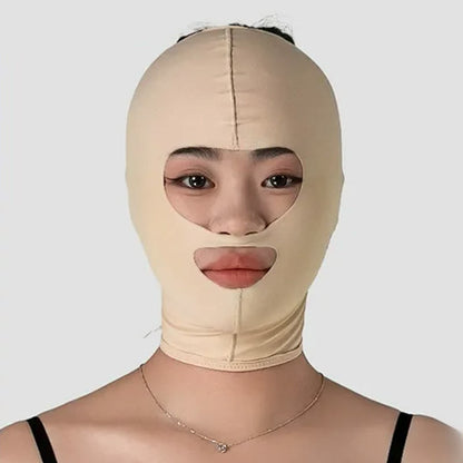 Plusock Post Surgery Facelift Velcro Face Mask - image 0