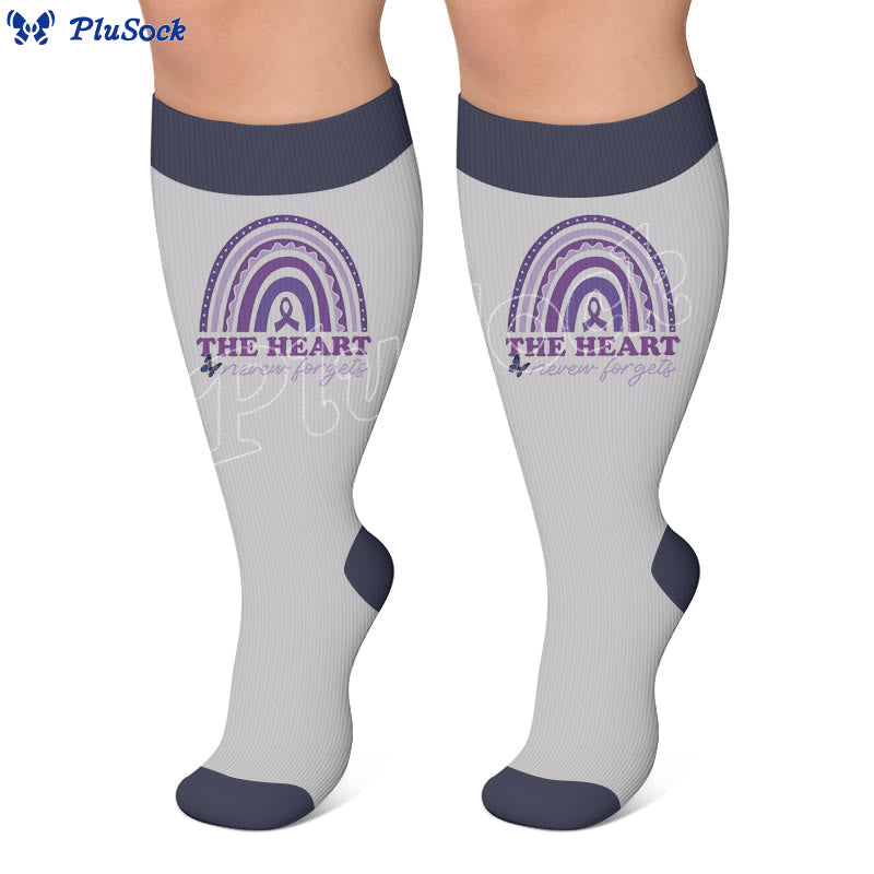 Plusock Plus Size Amnesia Print Compression Socks - image 3