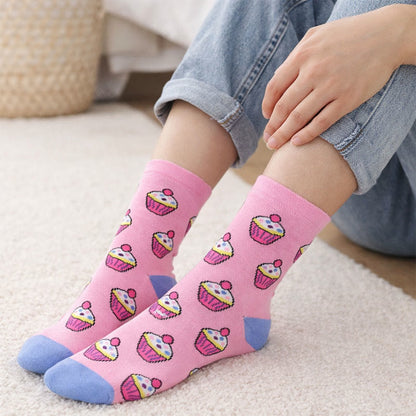 Plusock Candy Donuts Quarter Socks(5 Pairs) - image 5