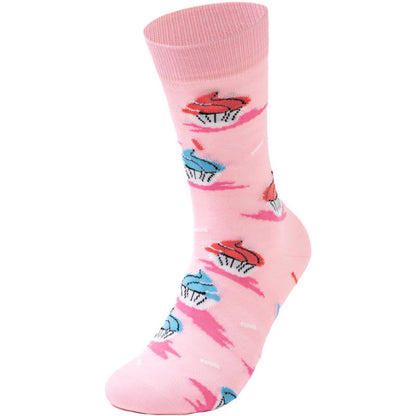 Plusock Ice Cream Fruit Quarter Socks(4 Pairs) - image 6