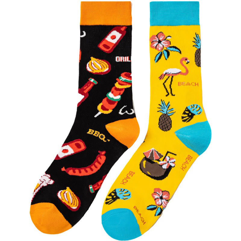 Plusock Ice Cream Fruit Quarter Socks(4 Pairs) - image 14