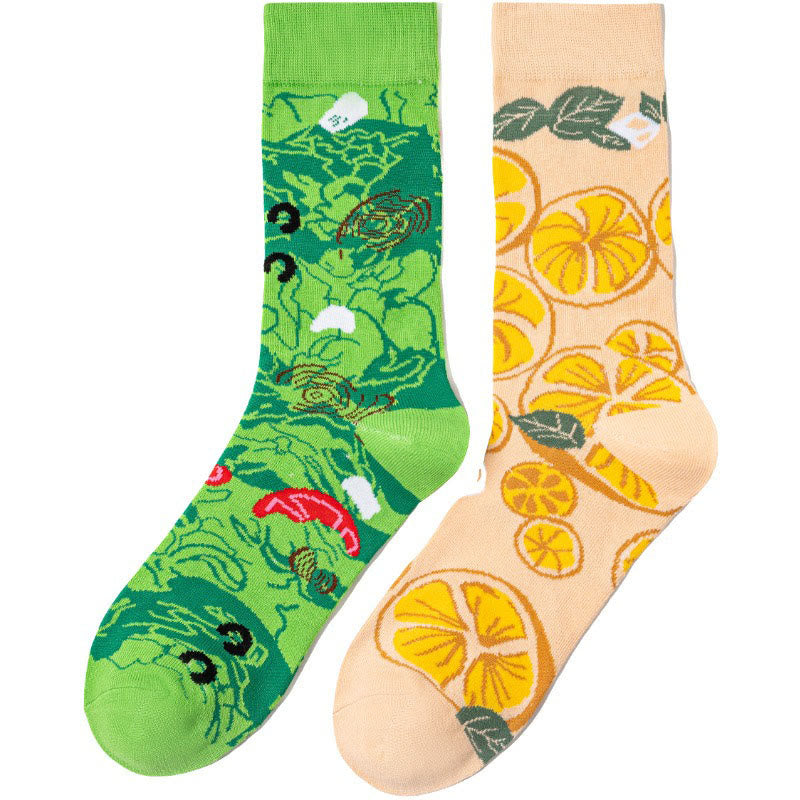 Plusock Ice Cream Fruit Quarter Socks(4 Pairs) - image 13
